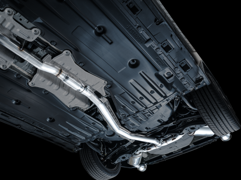 AWE Tuning 22+ Honda Civic Si/Acura Integra Touring Edition Catback Exhaust - Dual Chrome Silver Tip - Image 5