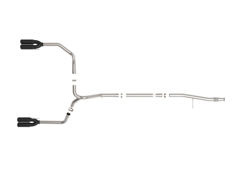 aFe Vulcan Series 3in 304SS DPF-Back 20-21 GM Trucks L6-3.0L (td) LM2 - Dual Black Tip - Image 5