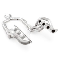Alternative view of Stainless Works 2011-14 Mustang GT Headers 1-7/8in Primaries High-Flow Cats 3in X-Pipe