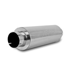 Alternative view of MBRP Universal Quiet Tone Muffler 5in Inlet /Outlet 8in Dia Body 31in Overall