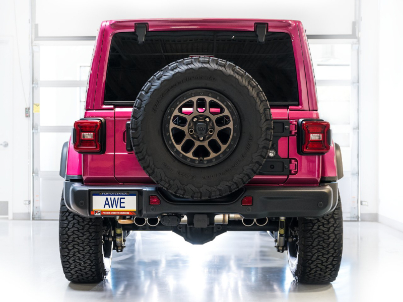 AWE 21+ Wrangler 392 Switchpath Cat-Back Exhaust- Quad BashGuards - Image 10