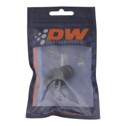 Alternative view of DeatschWerks 8AN Male Flare to 6AN Male Flare Reducer Straight - Anodized Matte Black