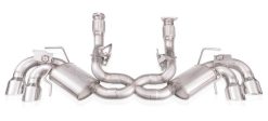 Alternative view of Stainless Works 20-21 Chevrolet Corvette C8 6.2L Redline Cat-Back Exhaust w/ Polished Tips