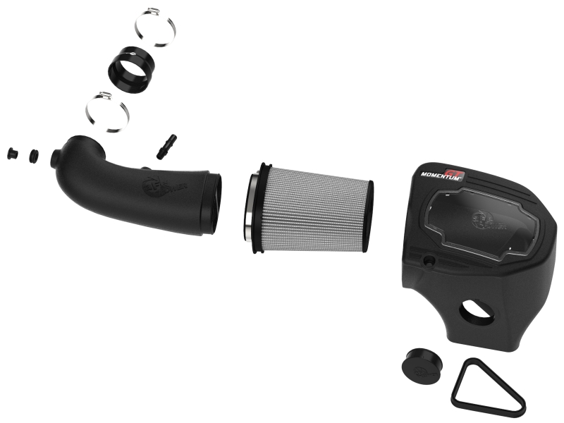 aFe 11-23 Dodge Challenger V8 5.7L Momentum GT Cold Air Intake System w/ Pro DRY S Filter - Image 2