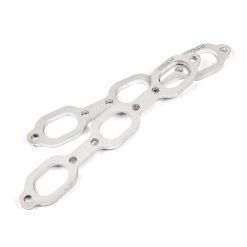 Alternative view of Stainless Works Mopar 3.5L V6 Flat Oval Port Header 304SS Exhaust Flanges 1-5/8in Primaries