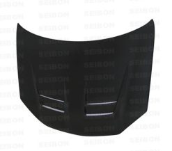 Alternative view of Seibon 06-08 VW GTi Shaved DV Style Carbon Fiber Hood