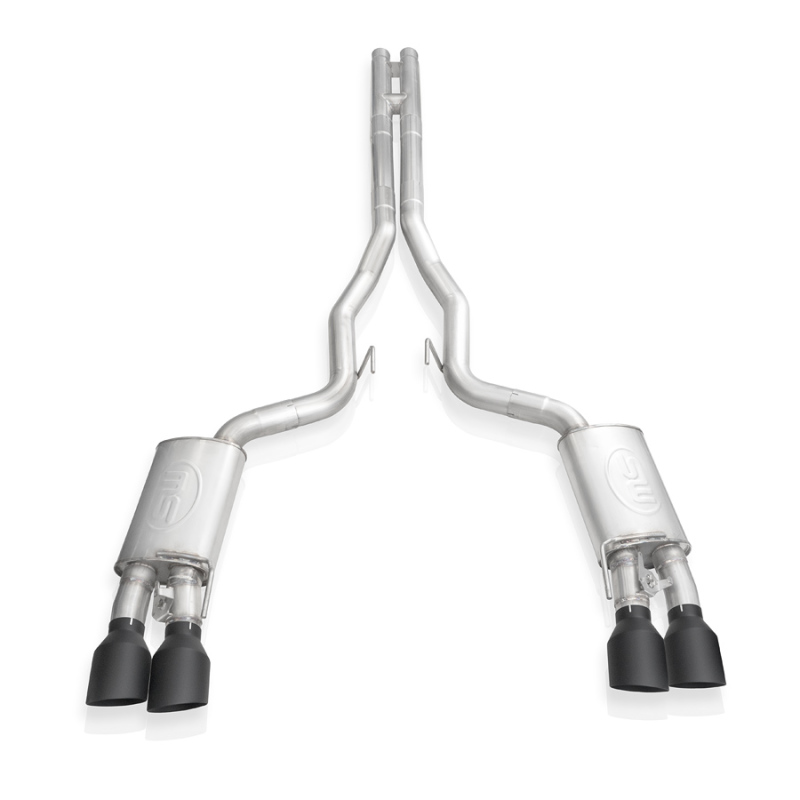 Stainless Works 2020 Ford GT500 Redline Catback H-Pipe Exhaust Factory Connect - Black Tips - Image 9