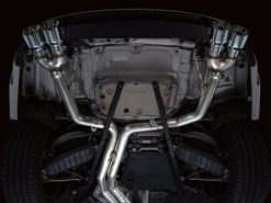 AWE Tuning 19-23 Audi C8 S6/S7 2.9T V6 AWD Track Edition Exhaust - Chrome Silver Tips - Image 3