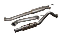 Alternative view of Injen 14-19 Ford Fiesta ST 1.6L Turbo 4Cyl 3.00in Cat-Back Stainless Steel Exhaust System