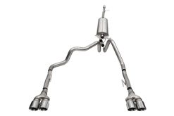 Alternative view of Corsa 19-23 Chevrolet Silverado 1500 5.3L 147.5in Wheel Base Cat-Back Dual Rear 4in Polish Tips
