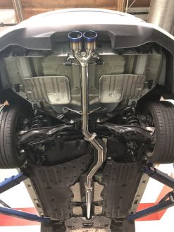 Injen 17-20 Honda Civic Si 1.5L Turbo (Sedan Only) 3in Cat-Back Stainless Steel Exhaust - Image 6