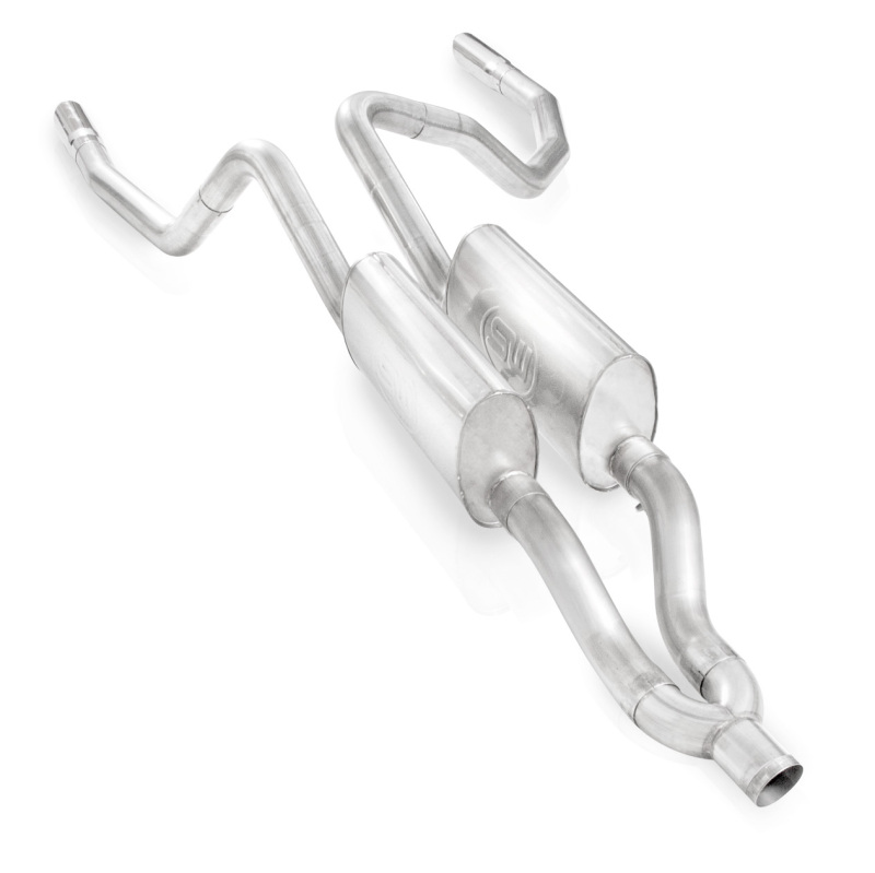 Stainless Works 2009-16 Dodge Ram 5.7L Truck Exhaust 3in Y-Pipe S-Tube Mufflers Under Bumper Exit - Image 2