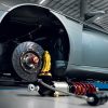 KW 04-05 Porsche Carrera GT Special Edition HLS4 V5 Coilover Kit w/ Red & Blue Springs