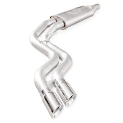 Alternative view of Stainless Works 2011-14 Ford Raptor Exhaust Y-Pipe Mid Resonator Front Passenger Rear Tire Exit