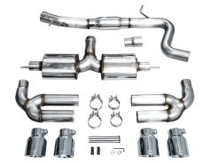 AWE 22-24 Audi 8Y S3 Touring Edition Exhaust - Chrome Silver Tips - Image 7
