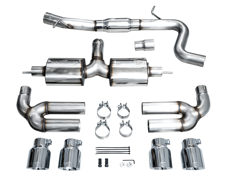 AWE 22-24 Audi 8Y S3 Touring Edition Exhaust - Chrome Silver Tips - Image 7
