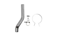 Alternative view of MBRP 02-08 Yamaha YFM 660F Grizzly Slip-On Exhaust System w/Sport Muffler