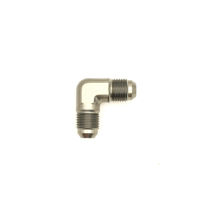 DeatschWerks 6AN Male Flare To 6AN Male Flare 90-Degree Coupler Fitting - Image 2