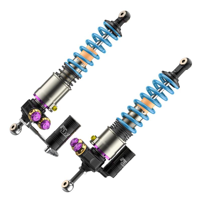 KW 04-05 Porsche Carrera GT Special Edition HLS4 V5 Coilover Kit w/ Red & Blue Springs - Image 24