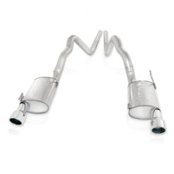 Alternative view of Stainless Works 2007-10 Shelby GT500 3in Catback X-Pipe S-Tube Mufflers