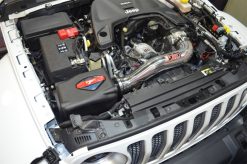 Injen 2018+ Jeep Wrangler JL V6-3.6L Polished Oiled Power-Flow Air Intake System - Image 12