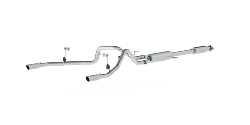 MBRP 2015 Ford F-150 5.0L 3in Cat Back Dual Split Rear Exit T409 Exhaust System - Image 3