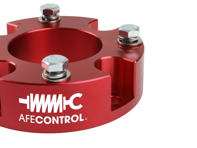 aFe CONTROL 1.875 IN Leveling Kit 22-23 Toyota Tundra - Red - Image 3