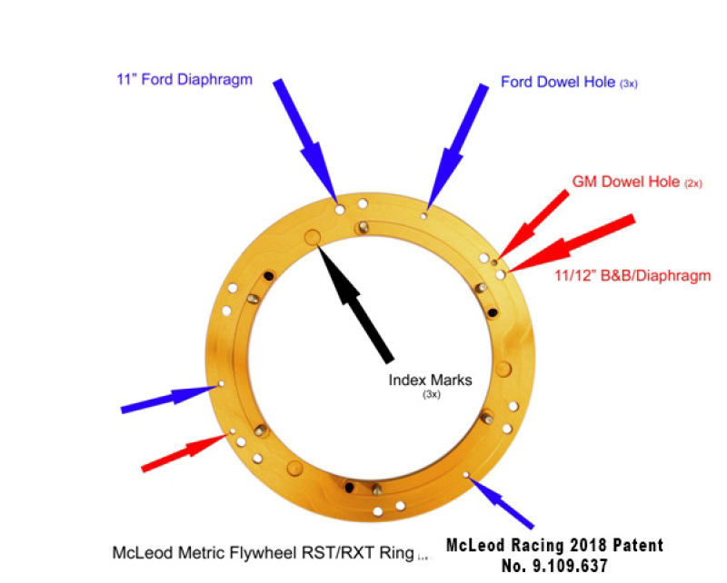 McLeod RXT 1200 Clutch 2011+ Ford Mustang 5.0L 1in X 23 Metric Spline - Image 7