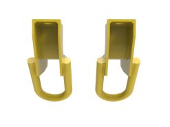 aFe Toyota Tundra 2022 V6-3.5L (tt) Front Tow Hook Yellow - Image 3