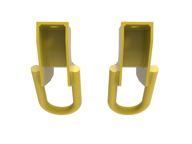 aFe Toyota Tundra 2022 V6-3.5L (tt) Front Tow Hook Yellow - Image 3