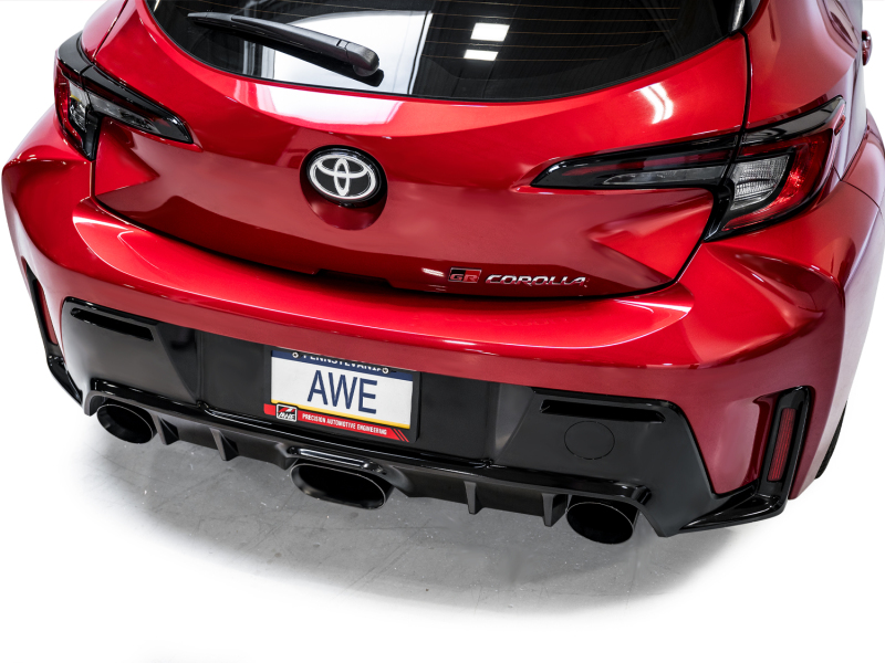 AWE Tuning 2023+ Toyota GR Corolla Touring Edition Exhaust - Diamond Black Tips - Image 11