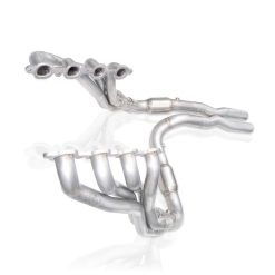 Stainless Works 15-19 Chevrolet Tahoe 6.2L Headers 1-7/8in Primaries High-Flow Cats 3in Leads X-Pipe - Image 3
