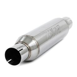 MBRP Universal Resonator 2.5in inlet/outlet 16in body 20in overall T304 - Image 3