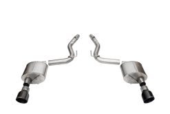 Corsa 2024 Ford Mustang GT Sport Axle-Back Dual Rear Exit with 4.5in Black PVD Pro-Series Tips - Image 2