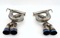 Invidia 22+ Subaru WRX Twin Loop 3.5in. Single Layer T.I Tip Axle-Back Exhaust - Image 4