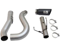 aFe MACHForce XP Exhaust Large Bore 5in DPF-Back Alu. 13-15 Dodge Trucks L6-6.7L (td) *Black Tip - Image 7
