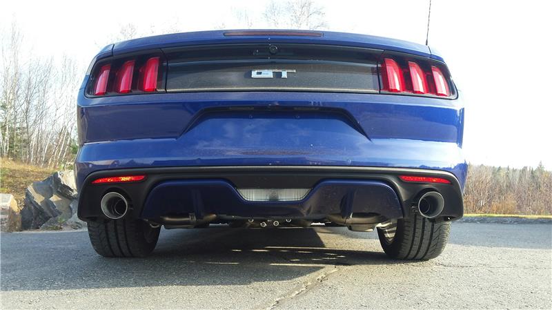 MBRP 2015-2017 Ford Mustang GT 5.0 2-1/2in Axle Back Kit - Black Coated 4in OD Tips Included - Image 4