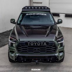 Seibon 22-23 Toyota Tundra OE Style Carbon Fiber Hood - Image 10