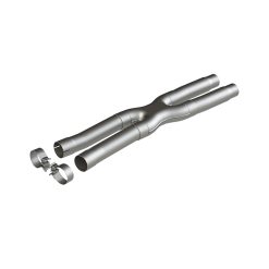 Alternative view of MBRP 15-19 Ford Mustang GT 2.5in Resonator Delete X-Pipe - AL