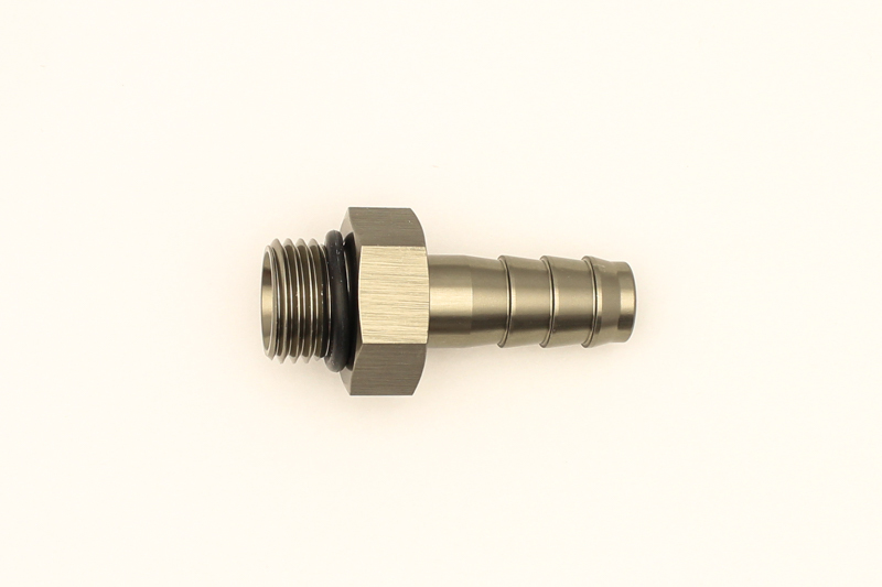 DeatschWerks 6AN ORB Male To 3/8in. Male Triple Barb Fitting (Incl. O-Ring) - Image 4
