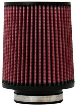Alternative view of Injen High Performance Air Filter - 3 1/2 Black Oiled Filter 6  Base / 6 7/8 Tall / 5 1/2 Top