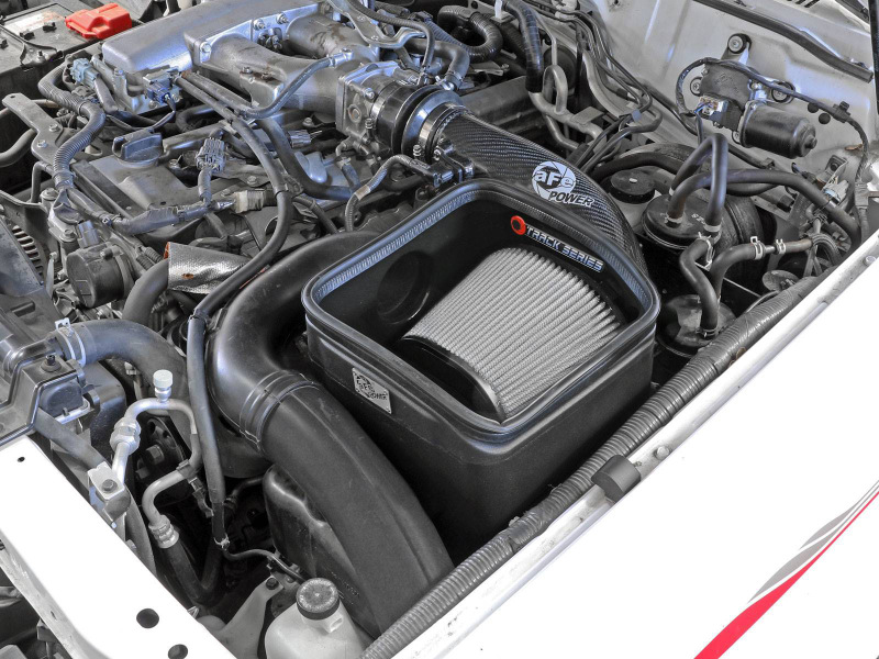 aFe 19-23 Nissan Patrol 4.8L L6 Track Series Carbon Fiber Intake System w/Pro DRY S Filter - Image 10