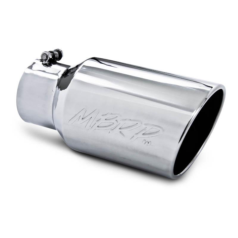 MBRP Universal Tip 6 O.D. Angled Rolled End 4 inlet 12 length - Image 3