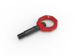 aFe Control Rear Tow Hook Red 20-21 Toyota GR Supra (A90) - Image 3