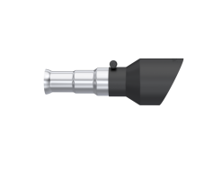 Alternative view of MBRP 19-24 Ram 1500 Classic 5.7L Hemi 5in OD Dual Wall Angle Cut T304 BLK CB Exhaust Tips - Pair