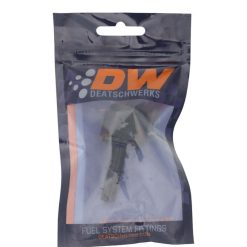 Alternative view of DeatschWerks 10AN Female Flare Swivel to 3/8in Male EFI Quick Disconnect - Anodized Matte Black
