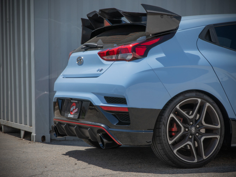 aFe Hyundai Veloster N 21-22 L4-2.0L (t) Takeda Cat-Back Exhaust System- Polished Tips - Image 4