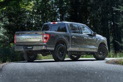 MBRP 2021+ Ford F150 Black Coated Dual Pre-Axle (Street Profile) 2.5in OD Tips 3in Cat Back Exhaust - Image 4