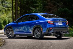 MBRP 2022+ Subaru WRX 3in Cat-Back Dual Split Rear Quad Tips Race Profile Exhaust - Image 3