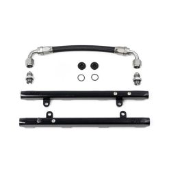 Alternative view of DeatschWerks 11-17 Ford Mustang / F-150 Coyote 5.0 V8 Fuel Rails w/ Crossover
